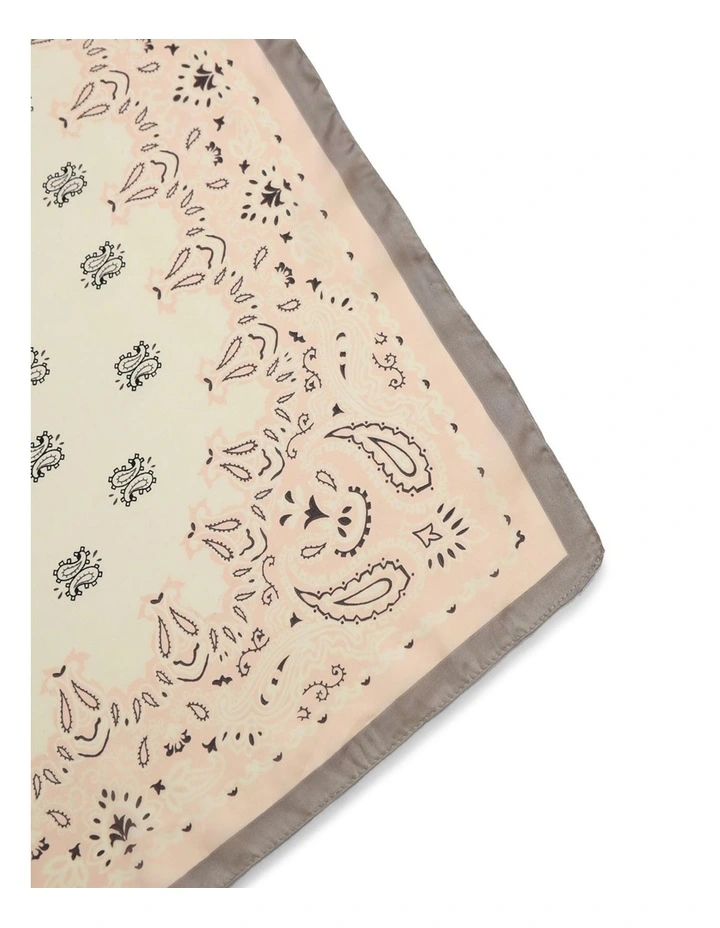 Jolene Fashion Scarf in Pink/Grey image 2
