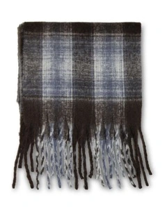 Born This Way Scarf in Brown/Blue
