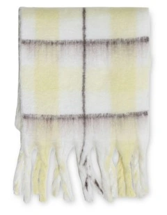 Plenty Of Love Scarf in Yellow/Choc