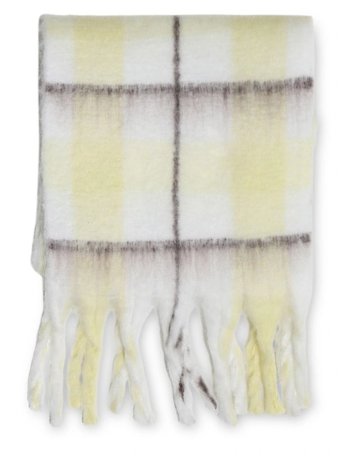 Plenty Of Love Scarf in Yellow/Choc image 1