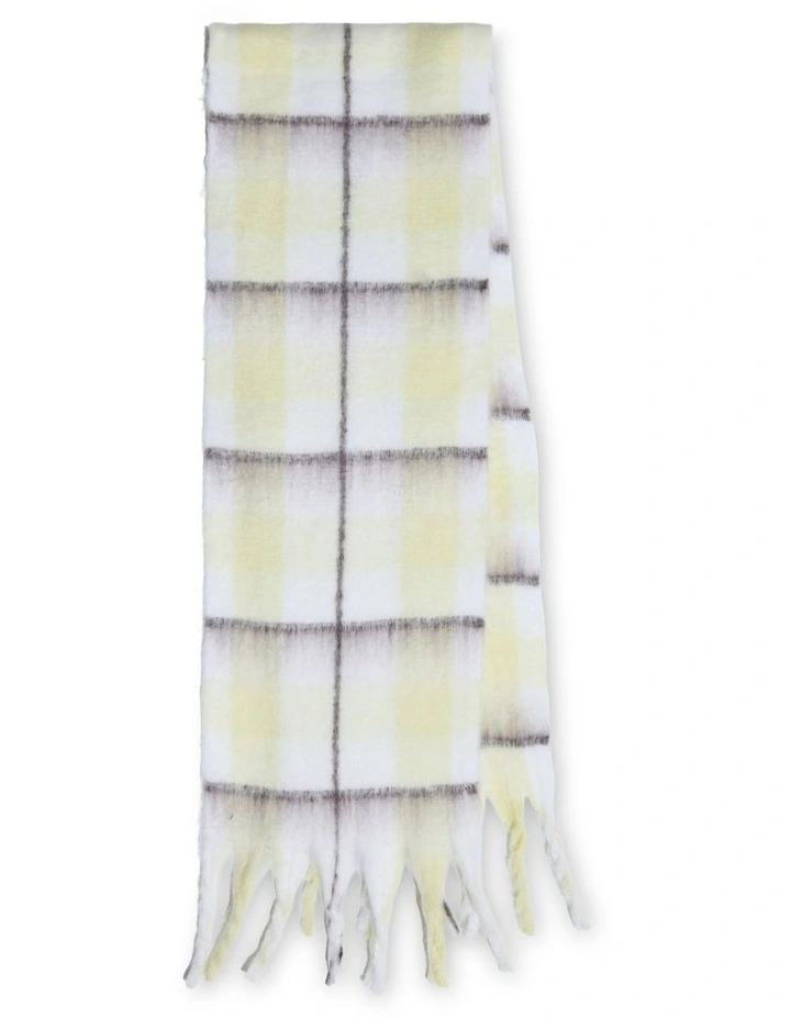 Plenty Of Love Scarf in Yellow/Choc image 2