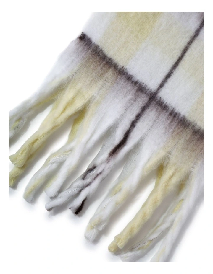 Plenty Of Love Scarf in Yellow/Choc image 3