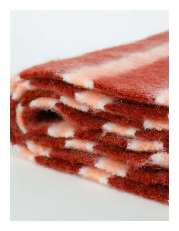 Sora Striped Scarf - Red image 3