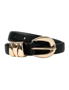 The Ellipse Waist Belt - Black