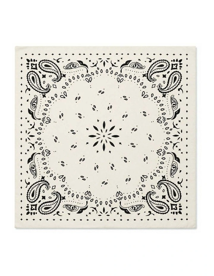 Solari Symmetric Head Scarf - Cream image 1
