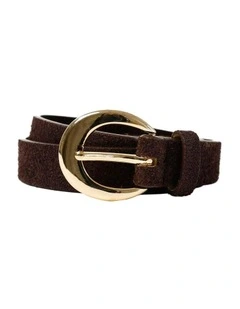 Classica Genuine Leather Belt - Brown