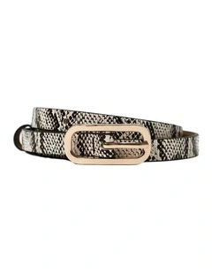 Gigi Thin Belt - Snakeskin
