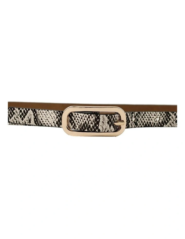 Gigi Thin Belt - Snakeskin image 2