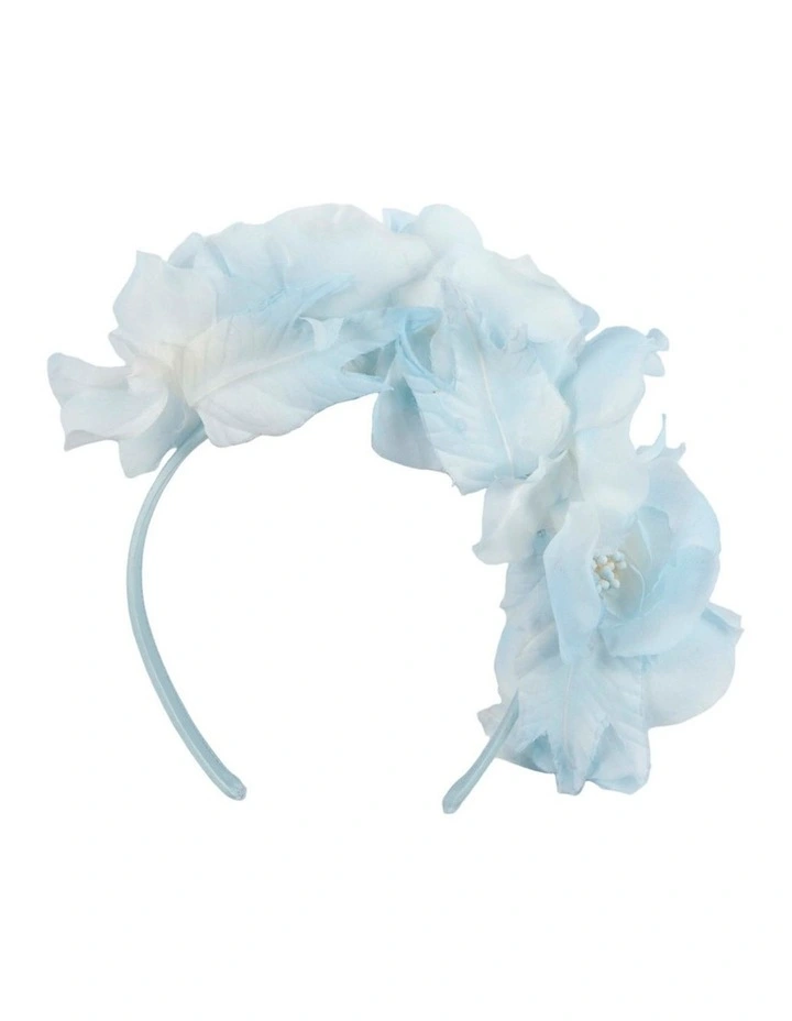 Light Blue Floral Headband by Max Alexander MA1021LBL image 3