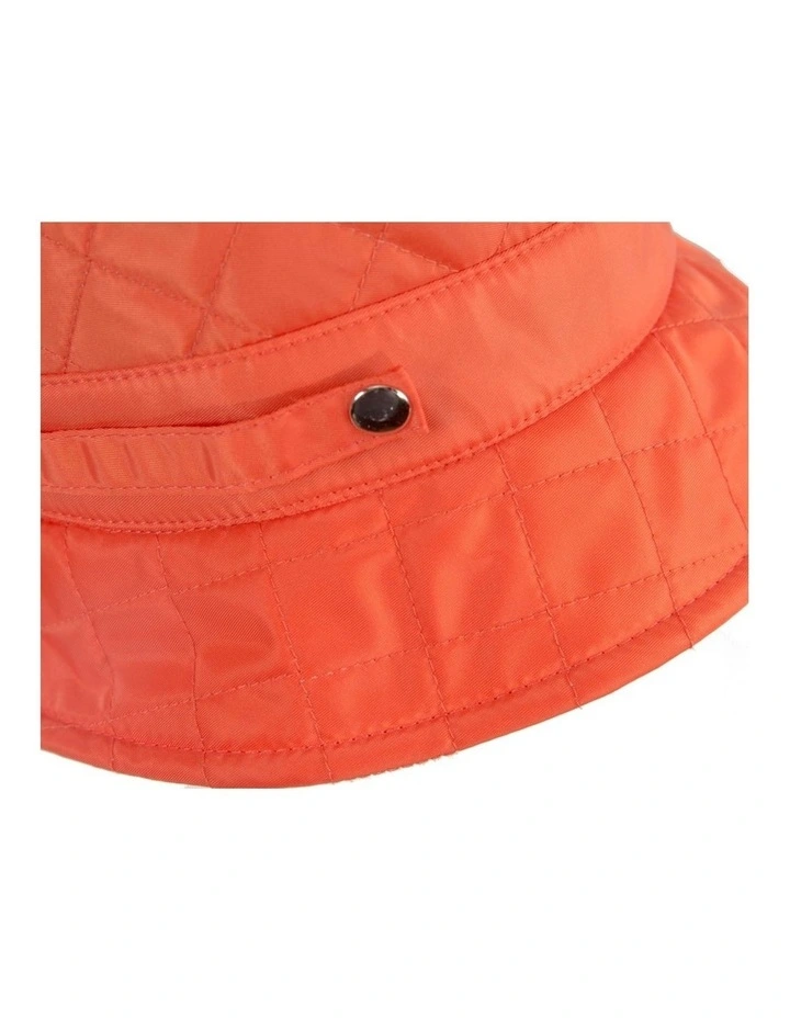 Orange casual weatherproof bucket golf hat J440OR image 3