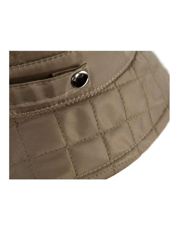 Olive casual weatherproof bucket golf hat J440OL image 3