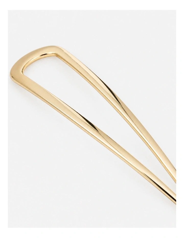 Pheobe Plain French Pin - Gold image 2
