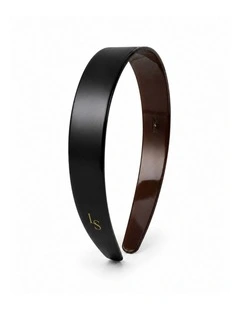 Adina Glossy Resin Headband - Brown