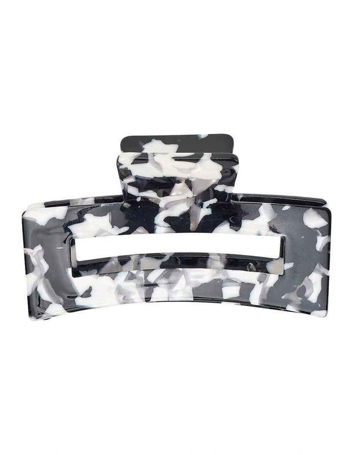 Annabel Trends Tamed Hair Claw Women's Accessory Black White 8.5cm image 1