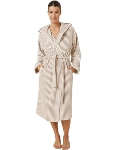 Adriana Terry Towel Robe in Natural