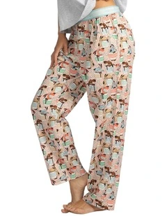 Mitch Dowd - Women's Cuppa Dog Pyjama Pants - Pink