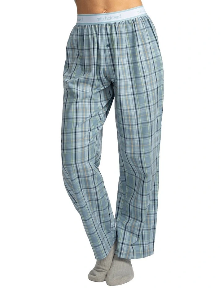 Mitch Dowd - Women's Waves Check Pyjama Pant - Multi image 1