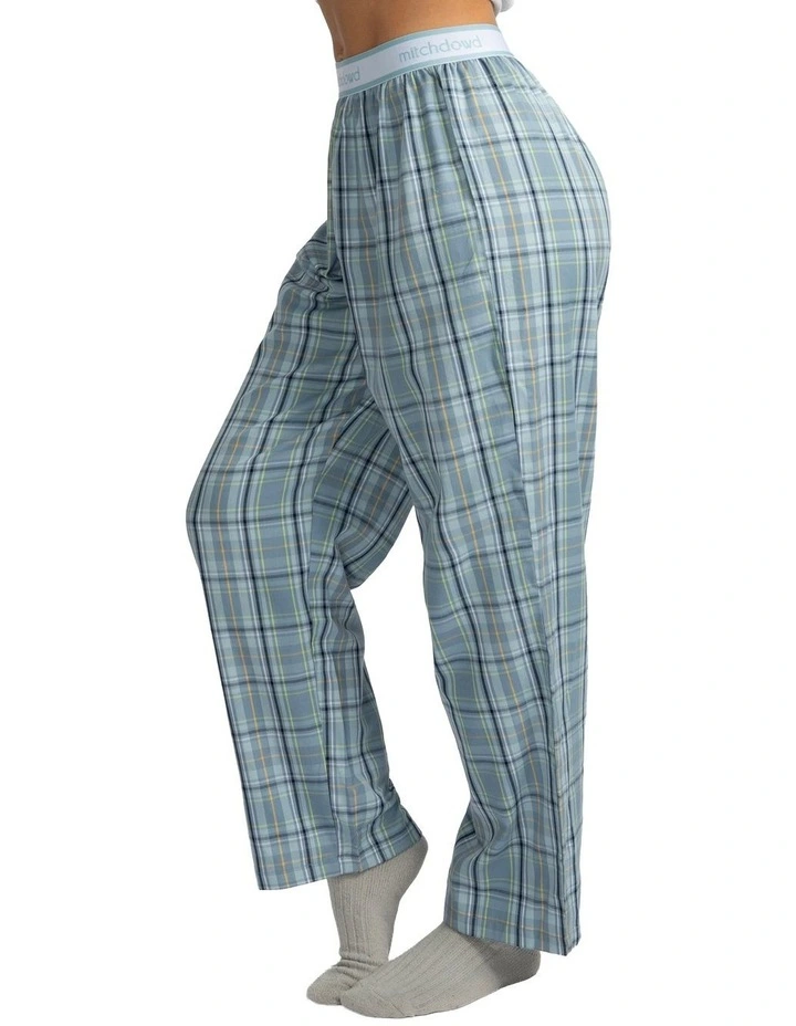 Mitch Dowd - Women's Waves Check Pyjama Pant - Multi image 3