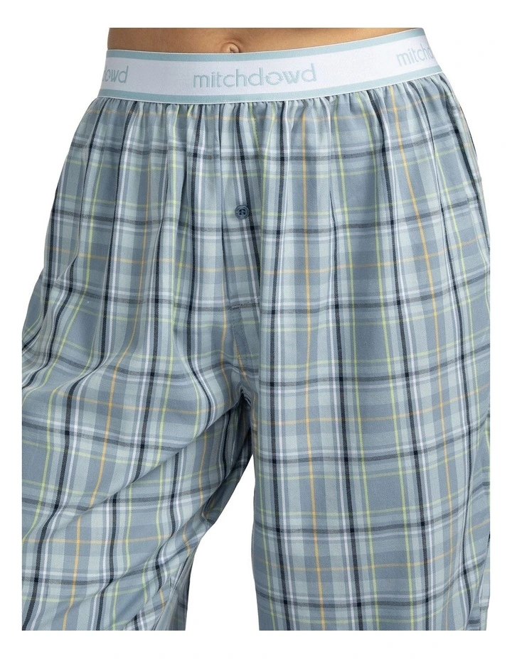 Mitch Dowd - Women's Waves Check Pyjama Pant - Multi image 4