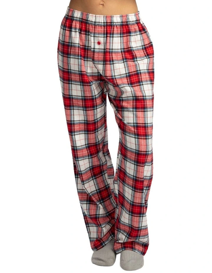 Mitch Dowd - Women's Red Check Flannel Pyjama Pants image 1