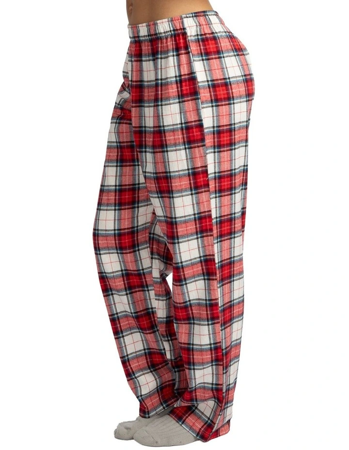 Mitch Dowd - Women's Red Check Flannel Pyjama Pants image 3