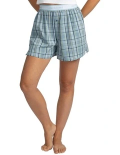 Mitch Dowd - Women's Waves Check Boxer Short - Multi
