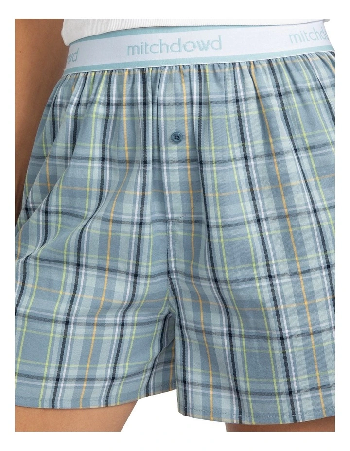 Mitch Dowd - Women's Waves Check Boxer Short - Multi image 5