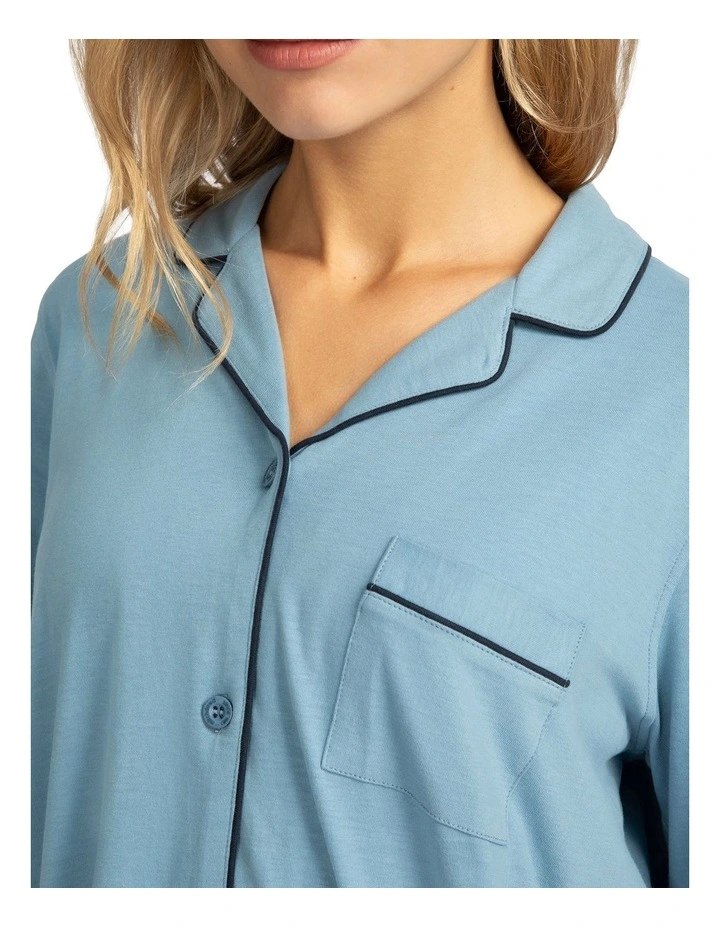 Mitch Dowd - Women's Cotton Jersey Pyjama Set - Blue image 4