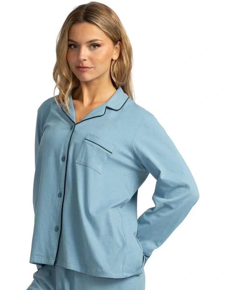Mitch Dowd - Women's Cotton Jersey Pyjama Set - Blue image 5