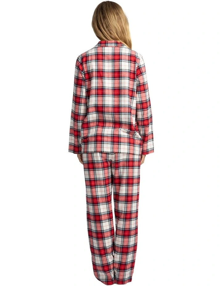 Mitch Dowd - Women's Red Check Flannel Pyjama Set image 2
