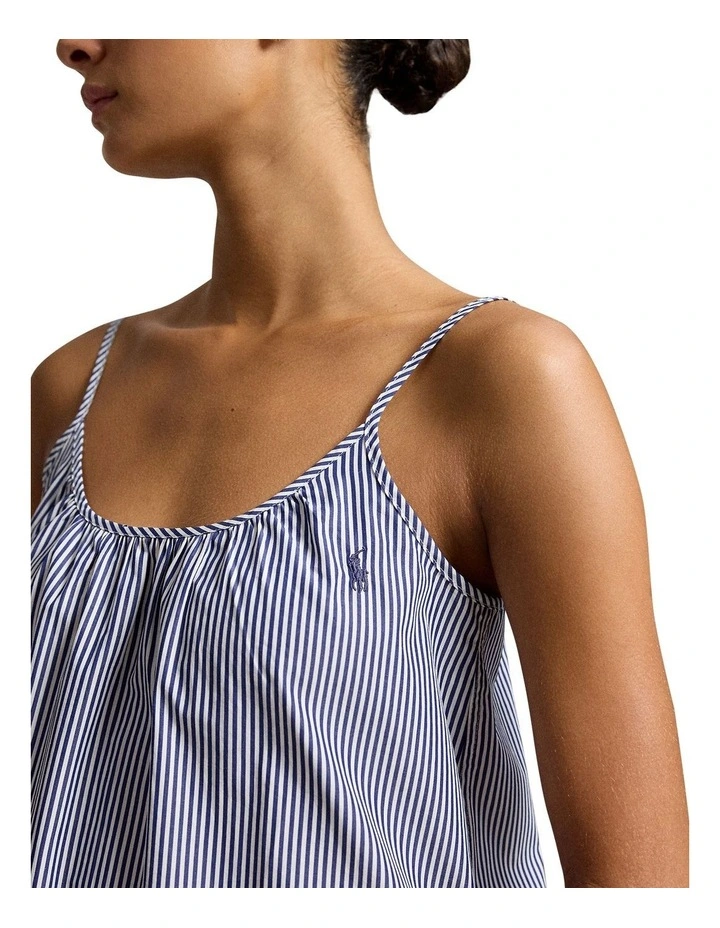 Shirting Stripes Cotton Chemise Slip Nightdress image 5