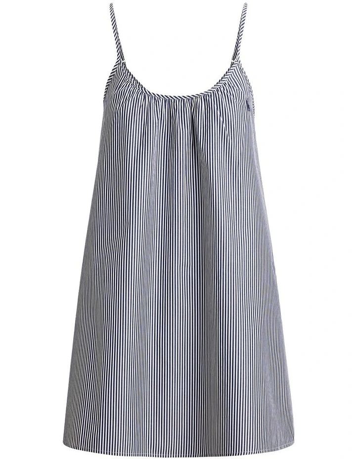 Shirting Stripes Cotton Chemise Slip Nightdress image 6