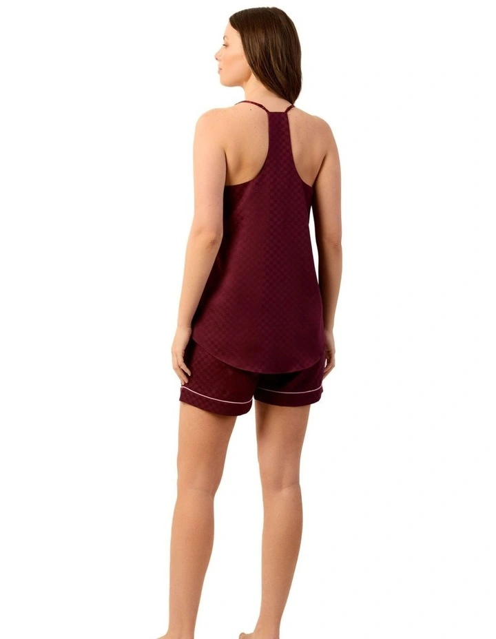 Bordeaux Camisole Boxer Set image 2