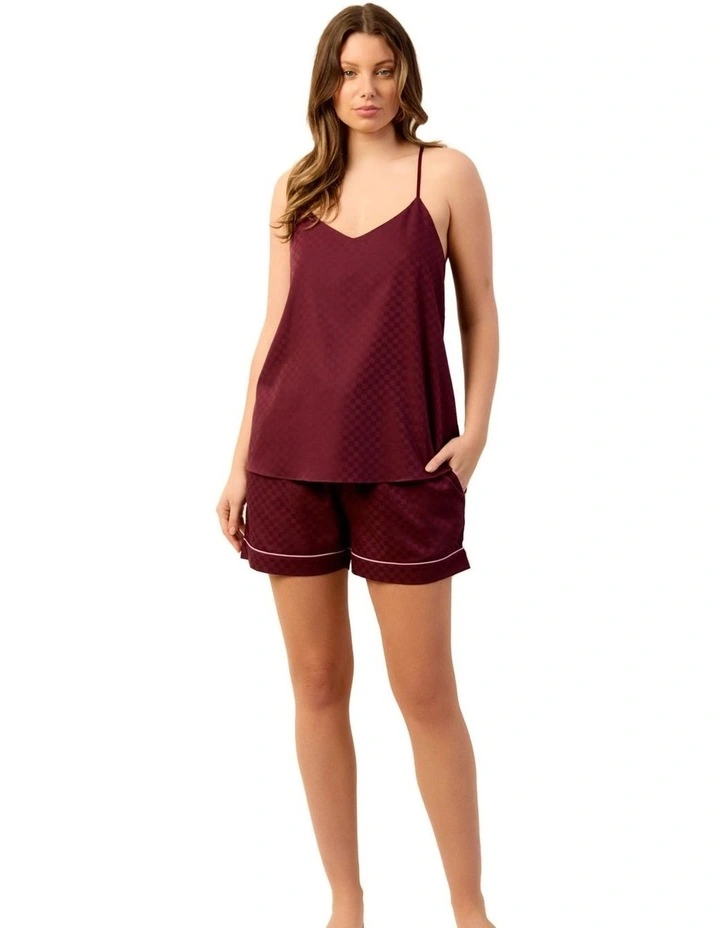 Bordeaux Camisole Boxer Set image 4