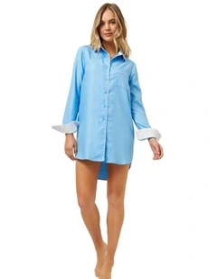 Hydrangea Skies Night Shirt
