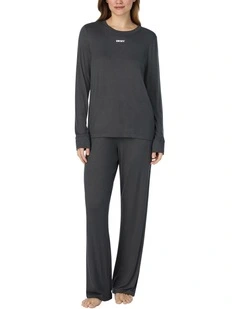 Viscose Jersey Long Sleeve Long Pyjama Set