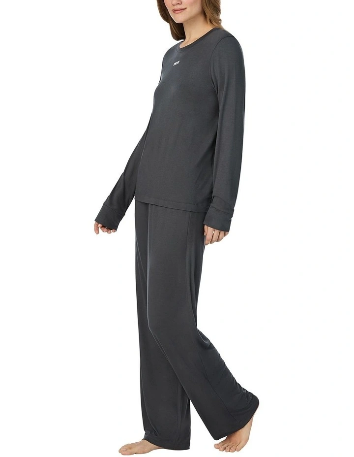 Viscose Jersey Long Sleeve Long Pyjama Set image 3