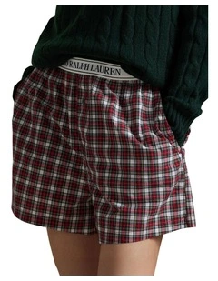 Trail Tartan Cotton Sleep Boxer Short