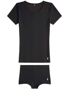 Club Cotton Short Sleeve T-Shirt & Shorty Pyjama Set