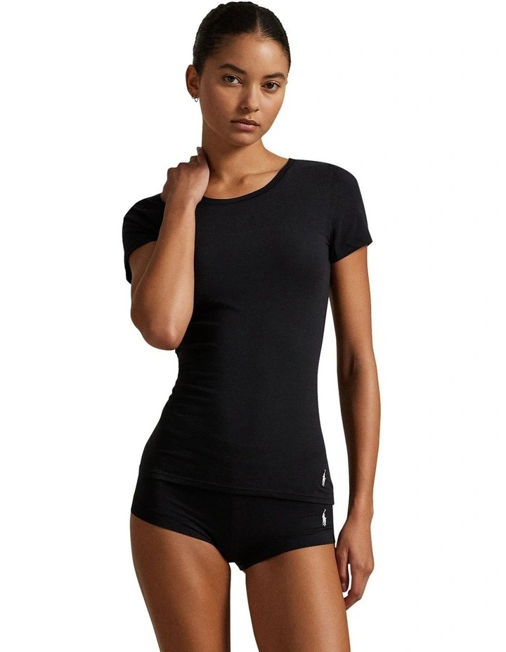 Club Cotton Short Sleeve T-Shirt & Shorty Pyjama Set image 2