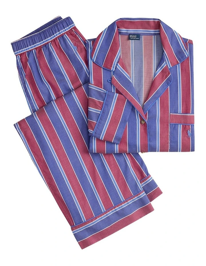Madison Cricket Stripe Long Sleeve Pyjama Set image 6