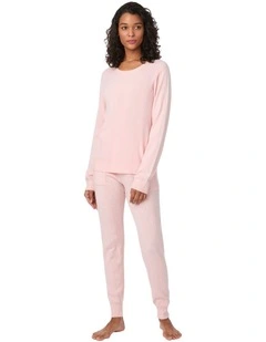 Viscose Pointelle Long Sleeve Pyjama & Lounge Set