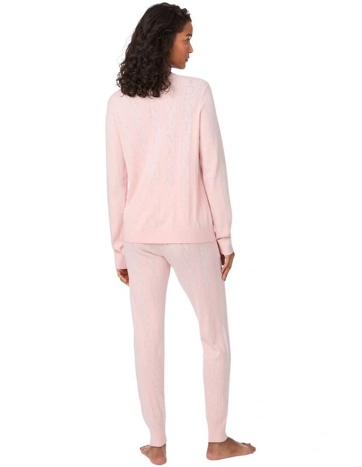 Viscose Pointelle Long Sleeve Pyjama & Lounge Set image 2
