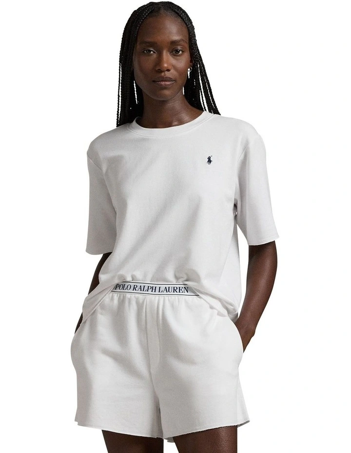 Club Terry Cotton Tee & Boxer Short Pyjama Set image 1