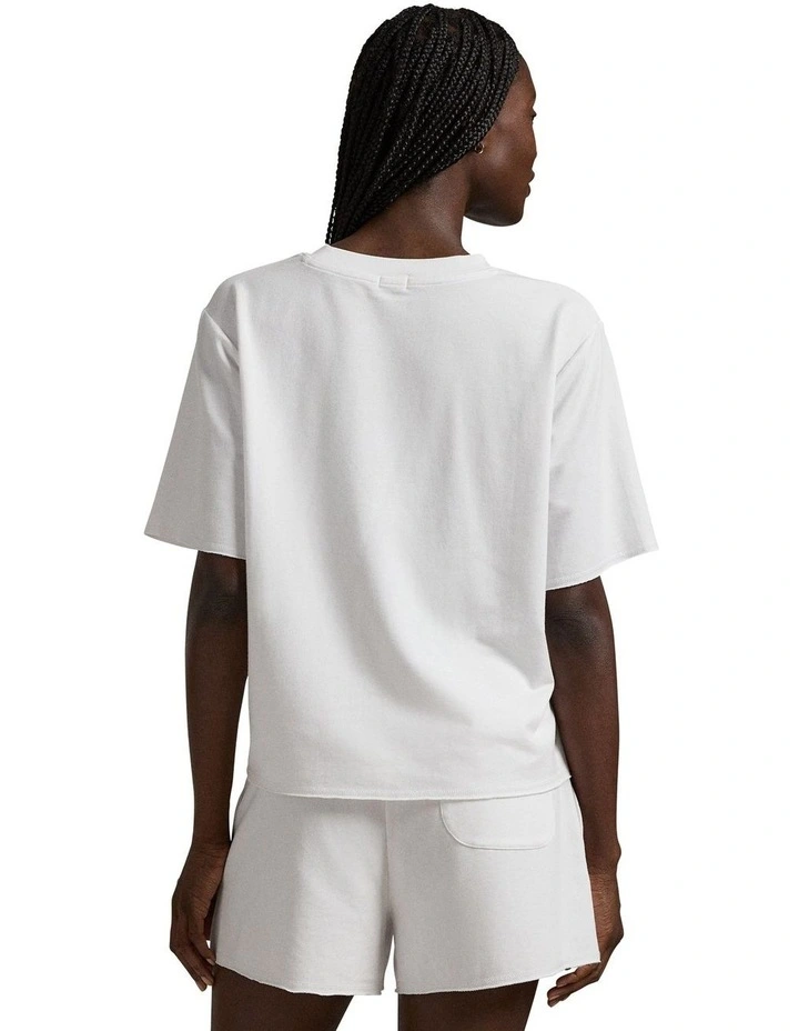 Club Terry Cotton Tee & Boxer Short Pyjama Set image 2