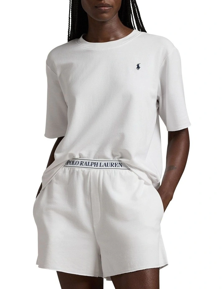 Club Terry Cotton Tee & Boxer Short Pyjama Set image 4