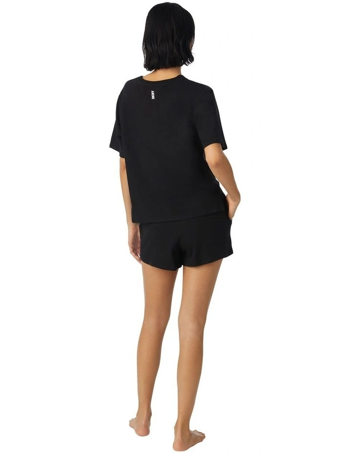 Cotton Jersey Short Sleeve Top & Boxer Short Pyjama Set image 2
