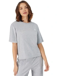 Cotton & Viscose Jersey Short Sleeve Pyjama Top