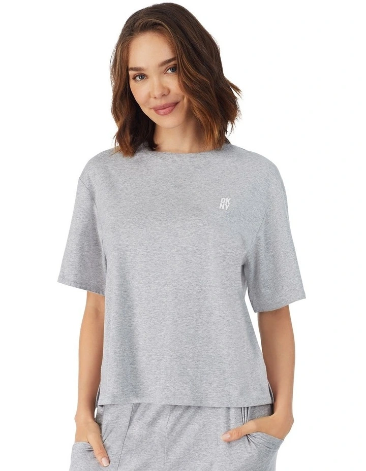 Cotton & Viscose Jersey Short Sleeve Pyjama Top image 3