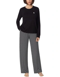 Viscose Jersey Long Sleeve Long Pyjama Set
